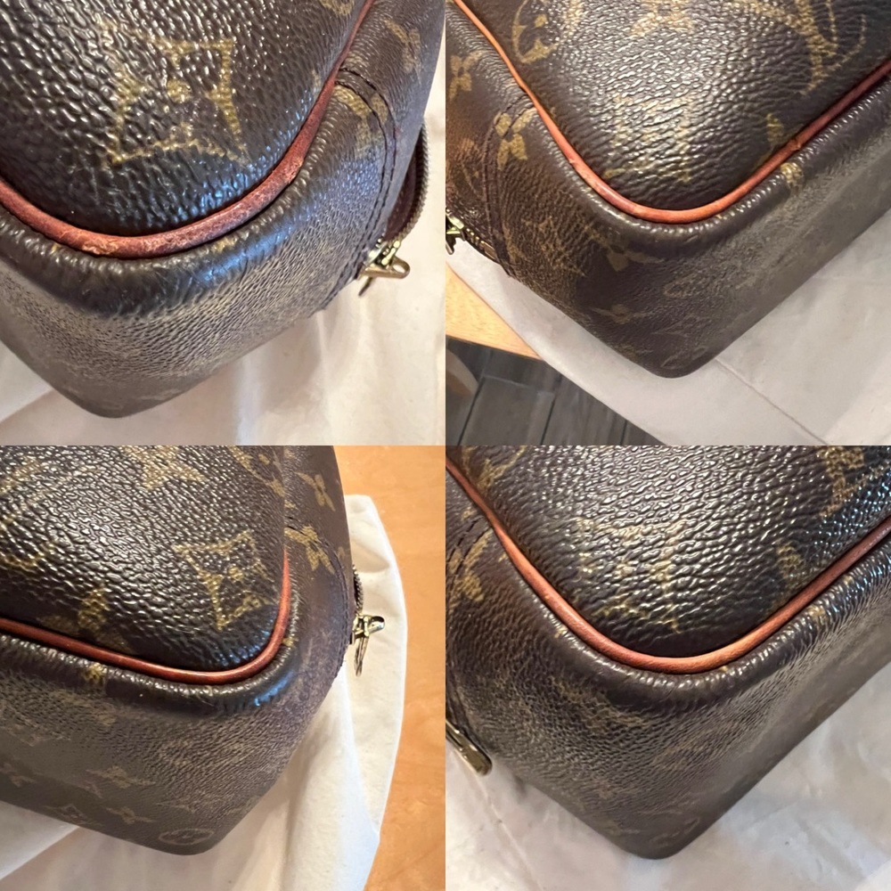 Louis Vuitton Brown Monogram Satchel - Picture 7 of 15